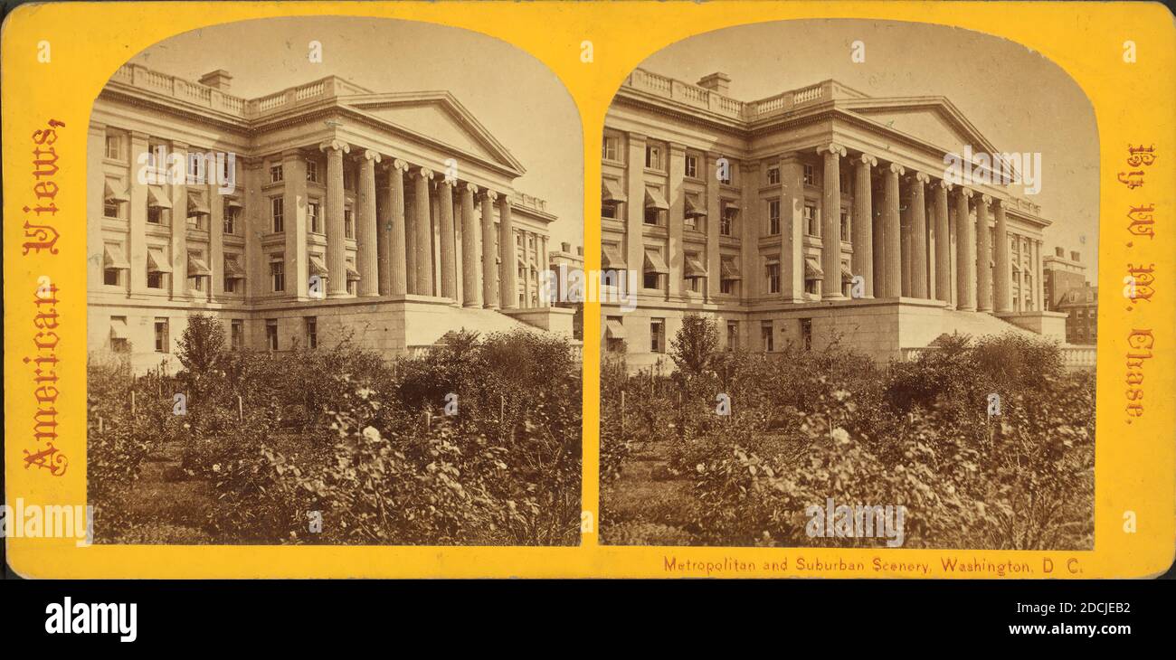 U.S. Treasury., image fixe, stéréographes, Chase, W. M. (William M.) (env. 1818-1901 Banque D'Images