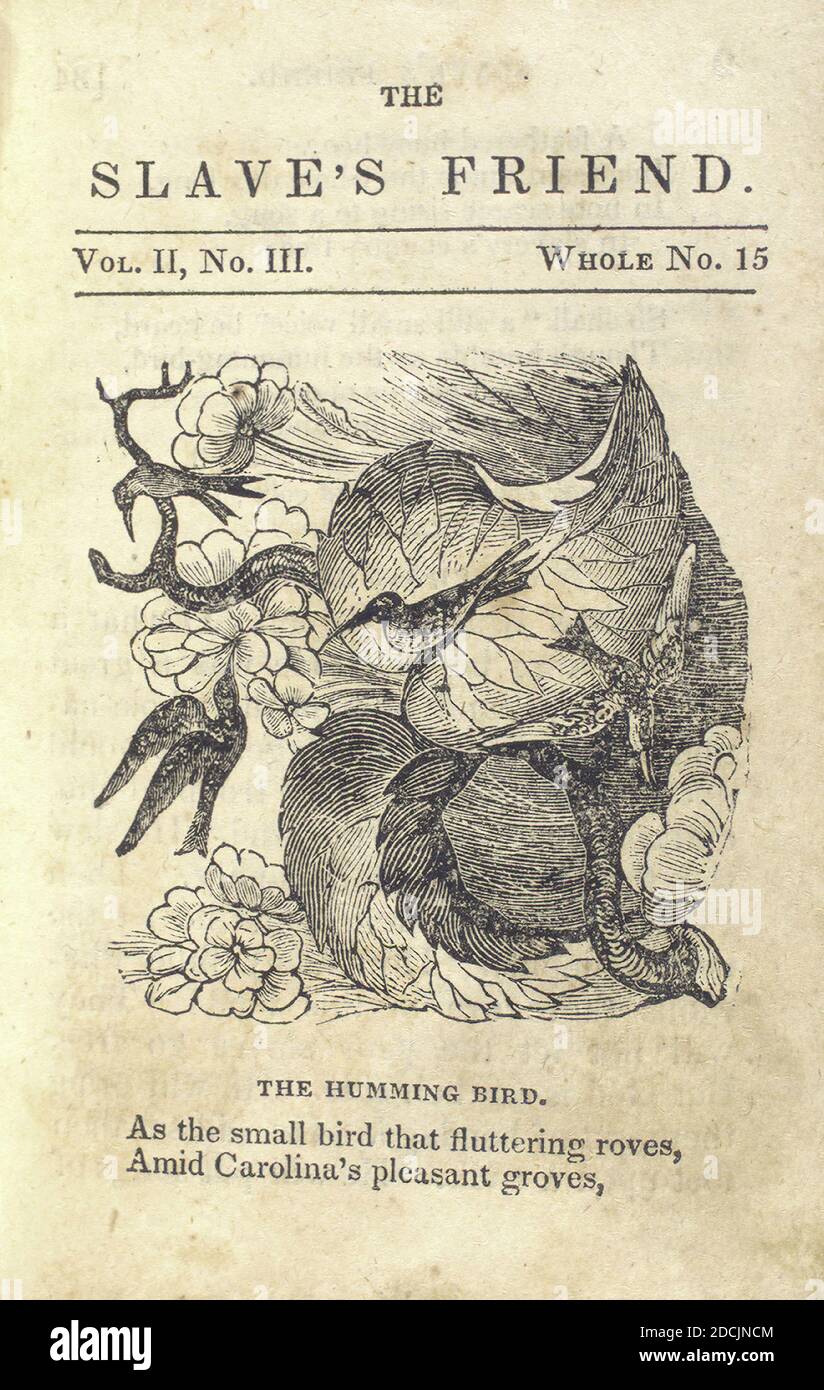 L'oiseau boitteur, image fixe, 1837 Banque D'Images