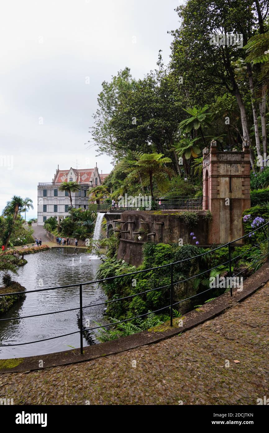 Jardin tropical du Monte Palace - Île de Madère Banque D'Images