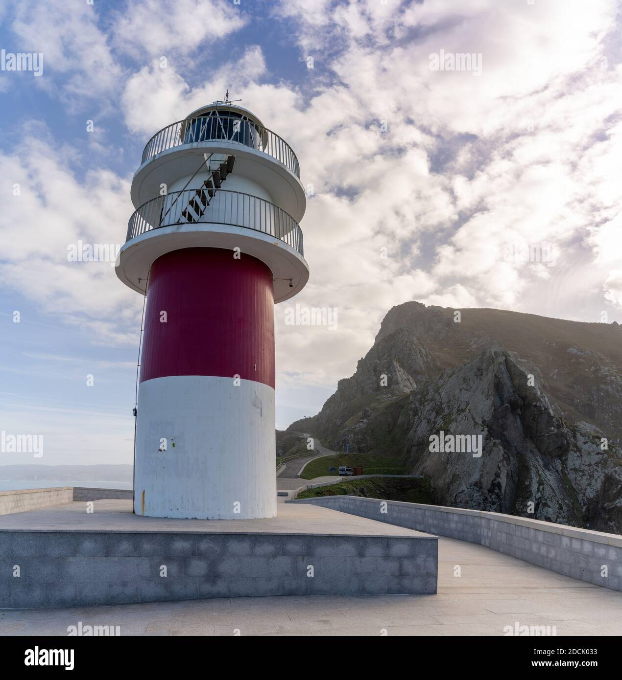 Le phare de Cabo Ortegal en Galice Banque D'Images