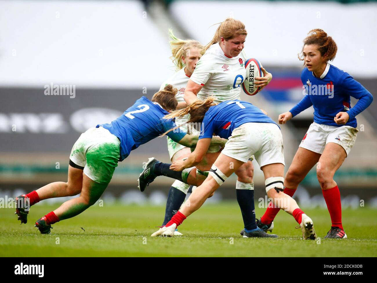 Londres, Royaume-Uni. 21 novembre 2020. LONDRES, ANGLETERRE - NOVEMBRE 21: Poppy Cleall of Red Roses (England Women)(Saracens Women) pendant International friendly entre England Red Roses et la France au stade de Twickenham, Londres, Royaume-Uni le 21 novembre 2020 crédit: Action Foto Sport/Alay Live News Banque D'Images