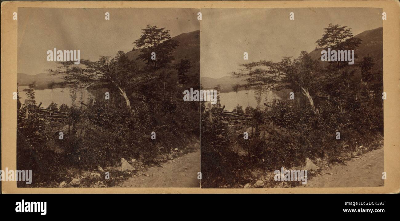 Turnpike., image fixe, stéréographes, 1850 - 1930, Mills, H. A. Banque D'Images