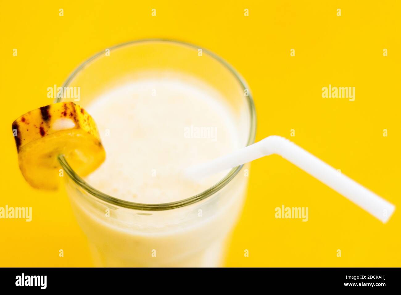 Banana shake, une boisson populaire à Boracay Island, Philippines Banque D'Images