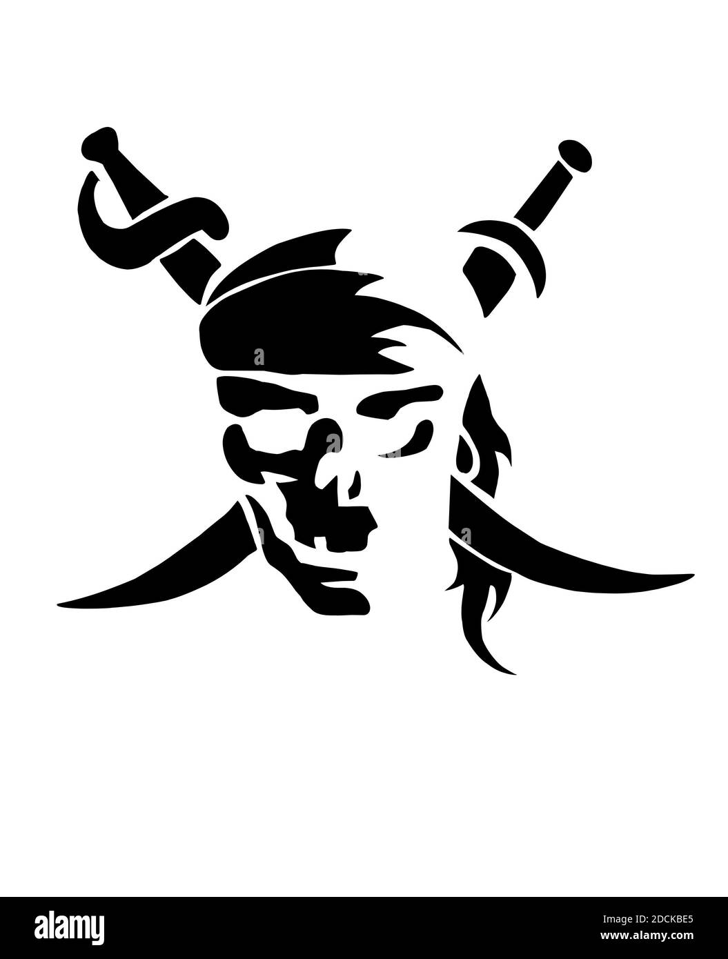 Pirate en épées Banque D'Images