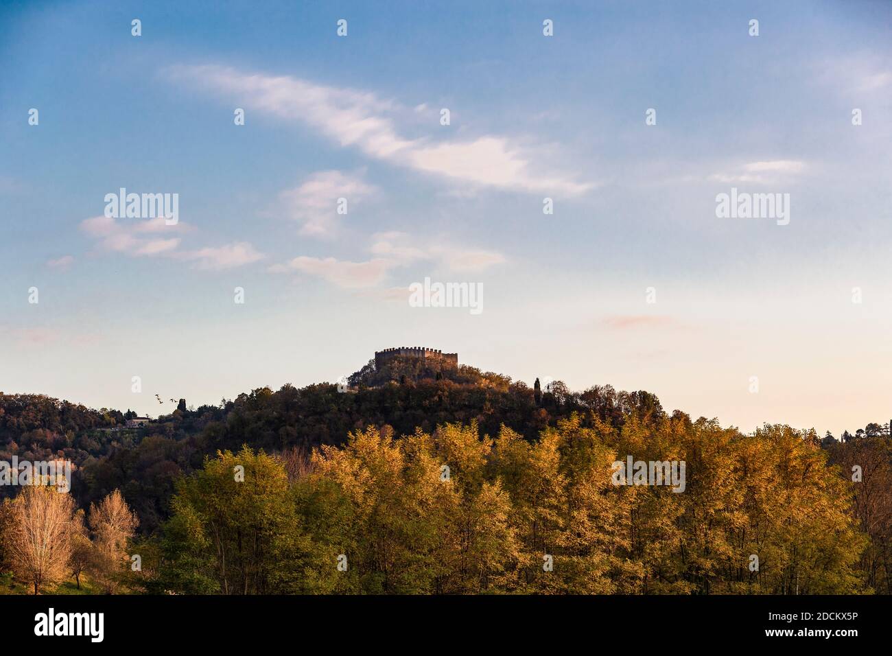 Italie Veneto Asolo - la forteresse Banque D'Images