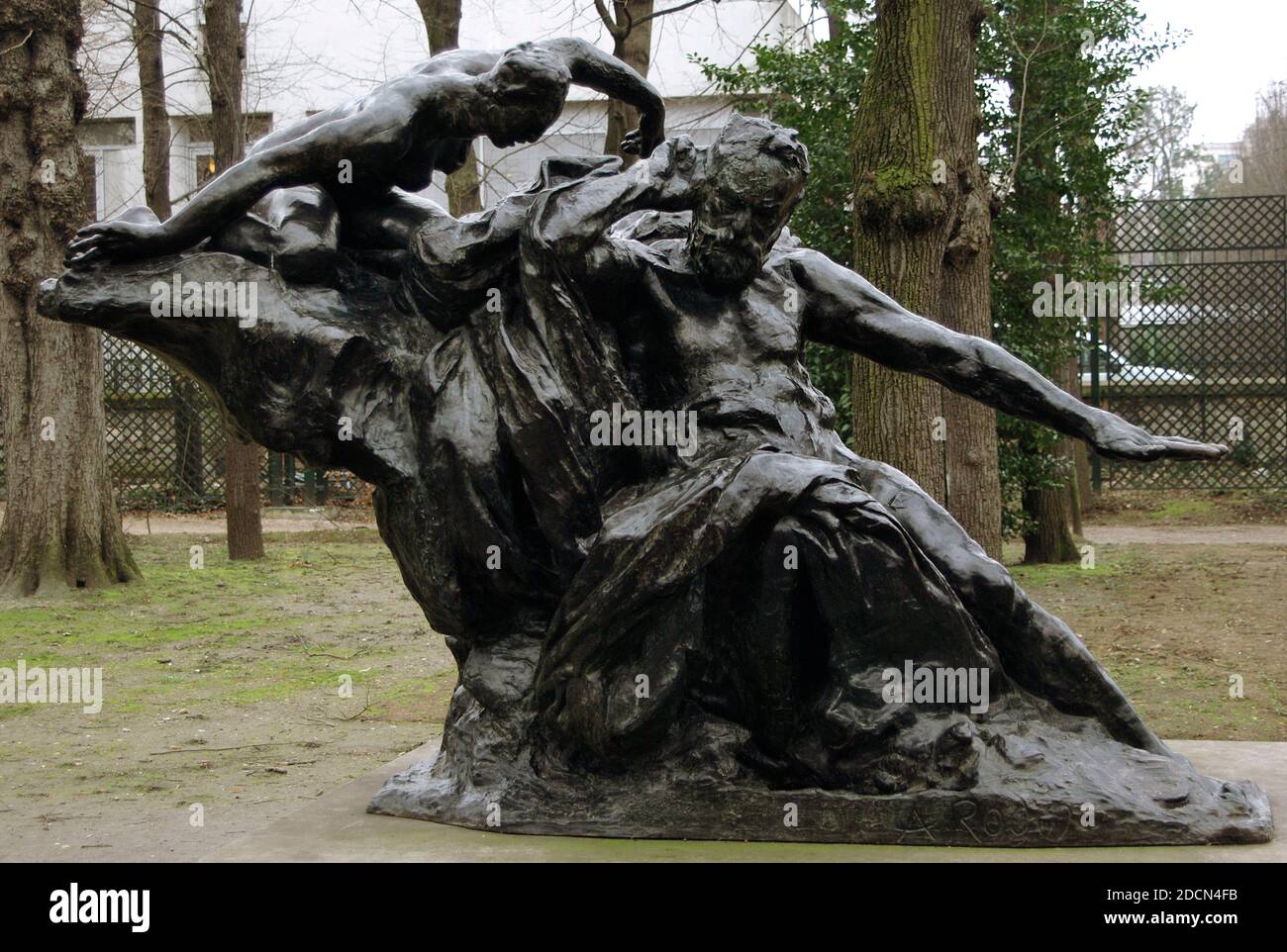 Auguste Rodin (1840-1917). Sculpteur français. Monument à Victor Hugo, 1890. Bronze. Jardin de sculptures. Musée Rodin. Paris. France. Banque D'Images