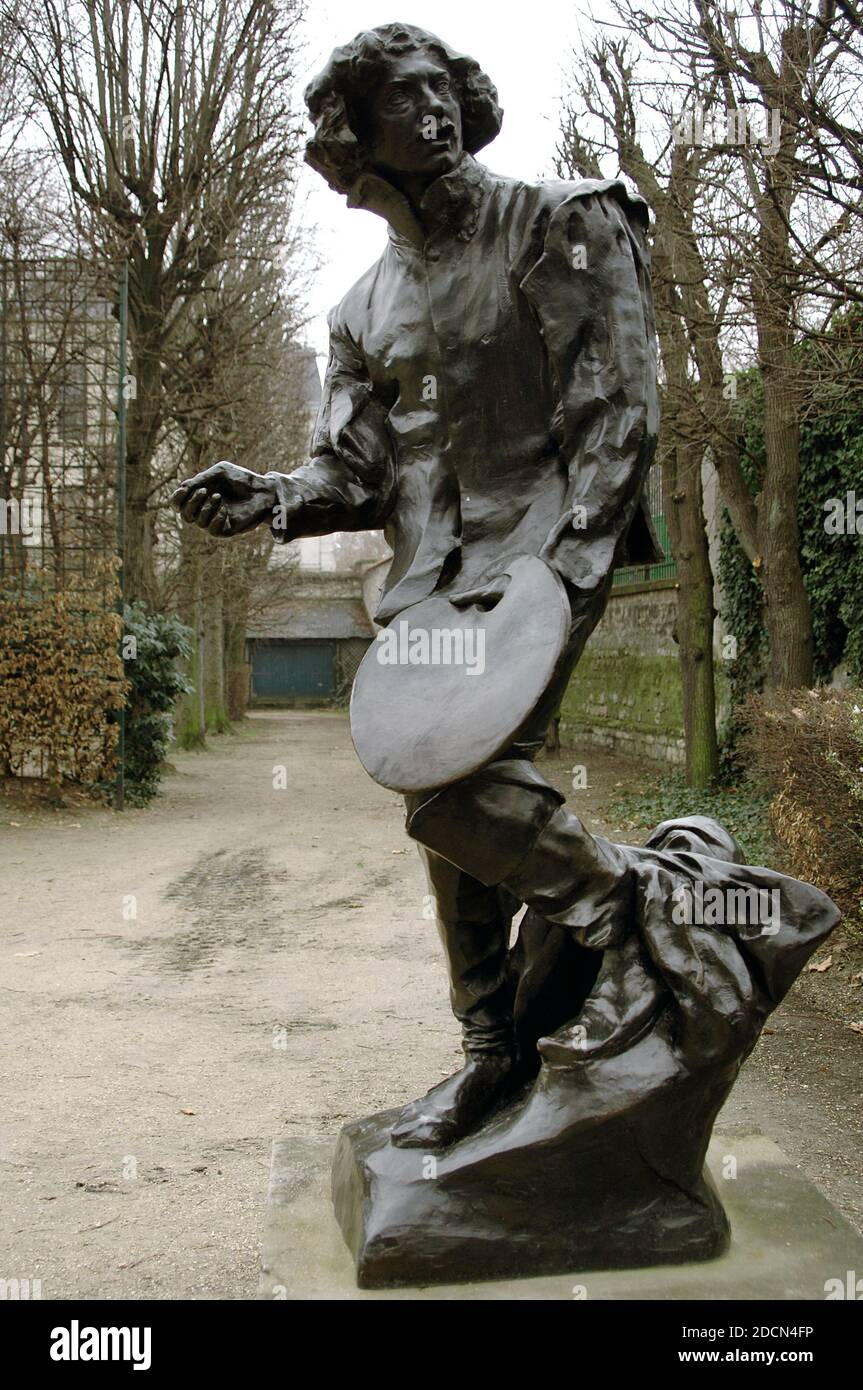 Auguste Rodin (1840-1917). Sculpteur français. Claude Lorrain, 1892. Bronze. Jardin de sculptures. Musée Rodin. Paris. France. Banque D'Images