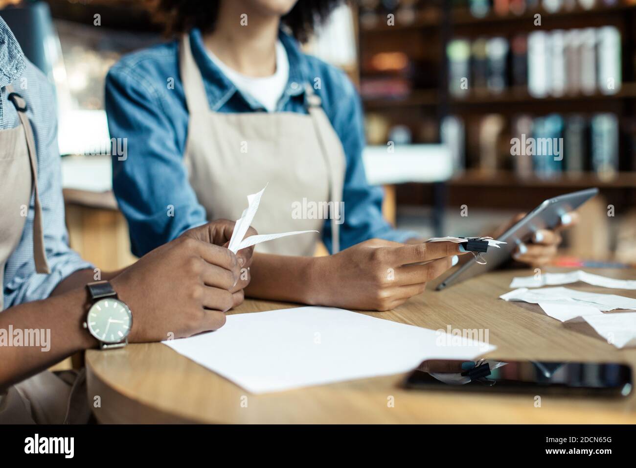 Problèmes dans les petites entreprises pendant la quarantaine du coronavirus Banque D'Images