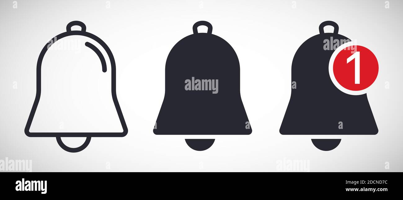 Icône de la cloche de notification pictogramme illustration vectorielle pictogramme Illustration de Vecteur