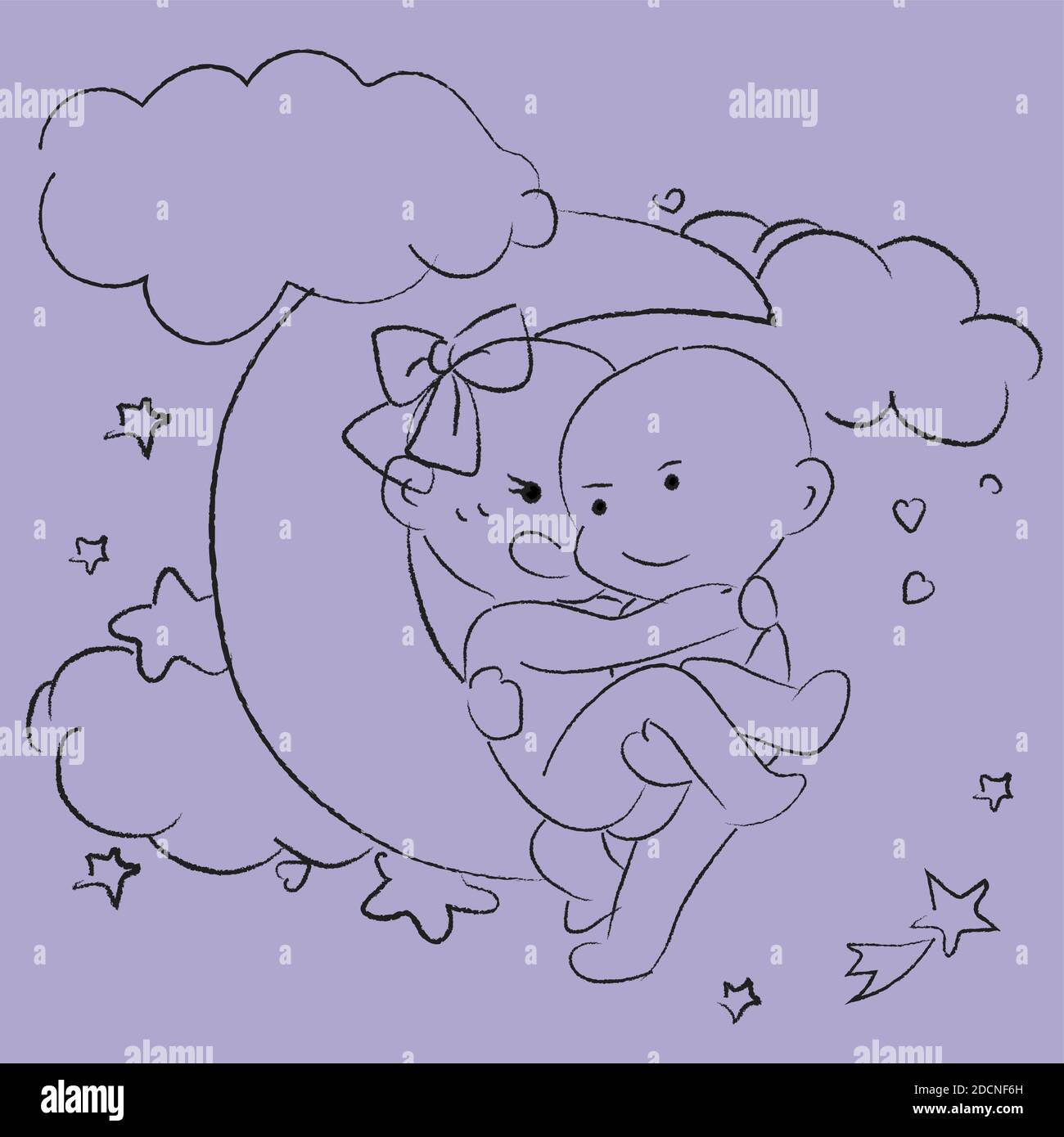 Romantique Des Amoureux Sur Une Lune La Nuit Couple Amoureux Illustration Du Joli Dessin Anime En Mouchoir Style Doodle Illustration De L Emotion Image Vectorielle Stock Alamy Romantique Des Amoureux Sur Une Lune La Nuit Couple Amoureux Illustration Du Joli Dessin Anime En Mouchoir Style Doodle Illustration De L Emotion Image Vectorielle Stock Alamy