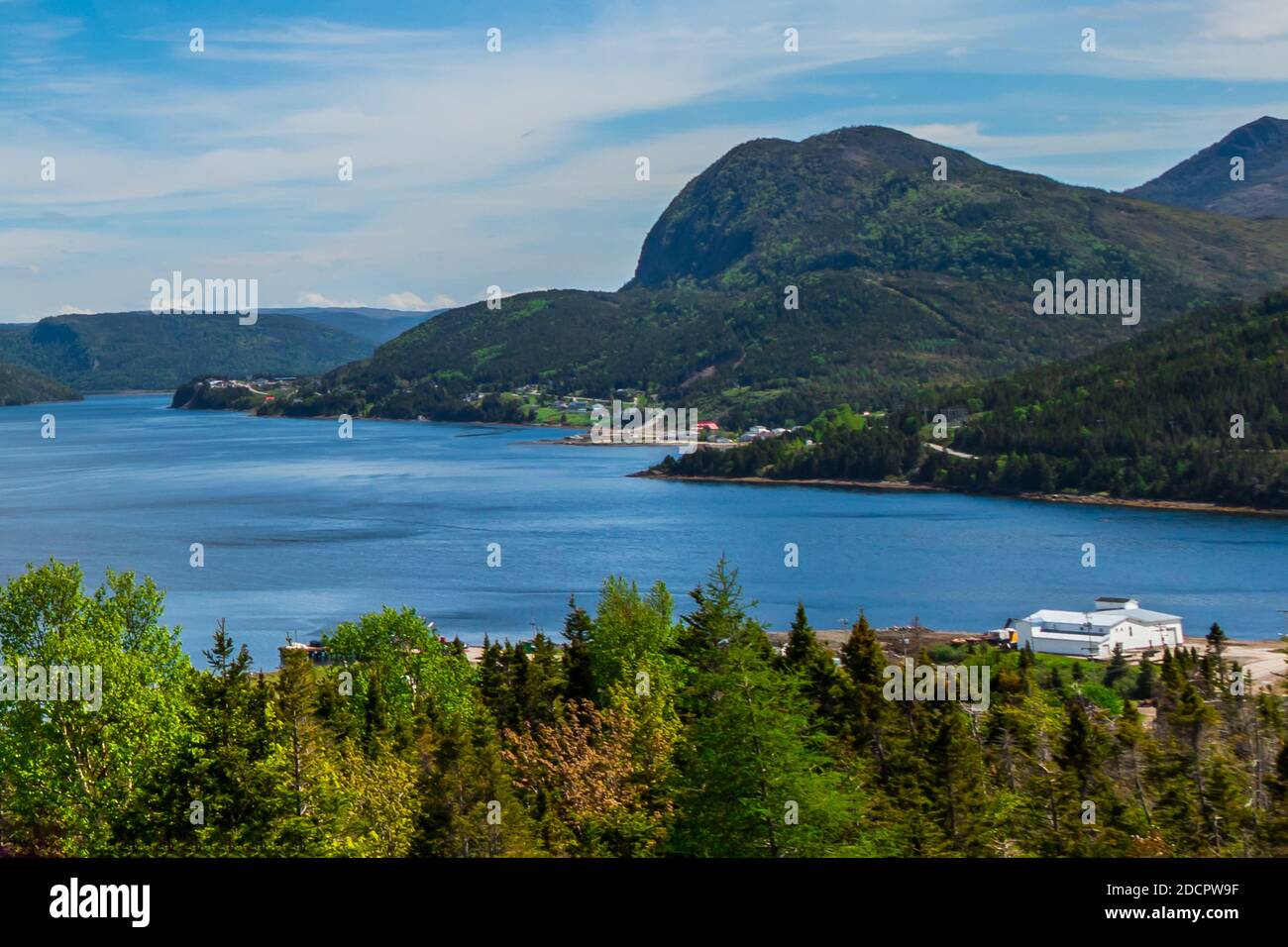 Eaux cristallines du magnifique paysage - Parc national du gros-Morne, Terre-Neuve. Scènes du parc national du gros-Morne, Terre-Neuve Banque D'Images