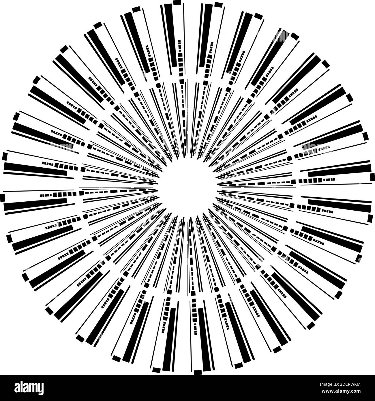 HUD géométrique, interface graphique sc-fi, éléments circulaires UI. Vecteur de cercle géométrique – Illustration vectorielle de stock, graphique clip art Illustration de Vecteur