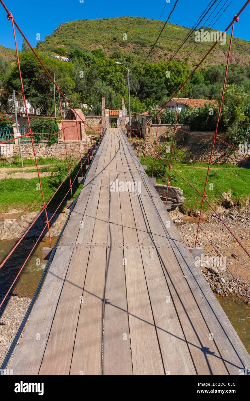 Village de Yotala près de sucre, Cordillera Central, Departamento Chuquisaca, Bolivie, Amérique latine Banque D'Images