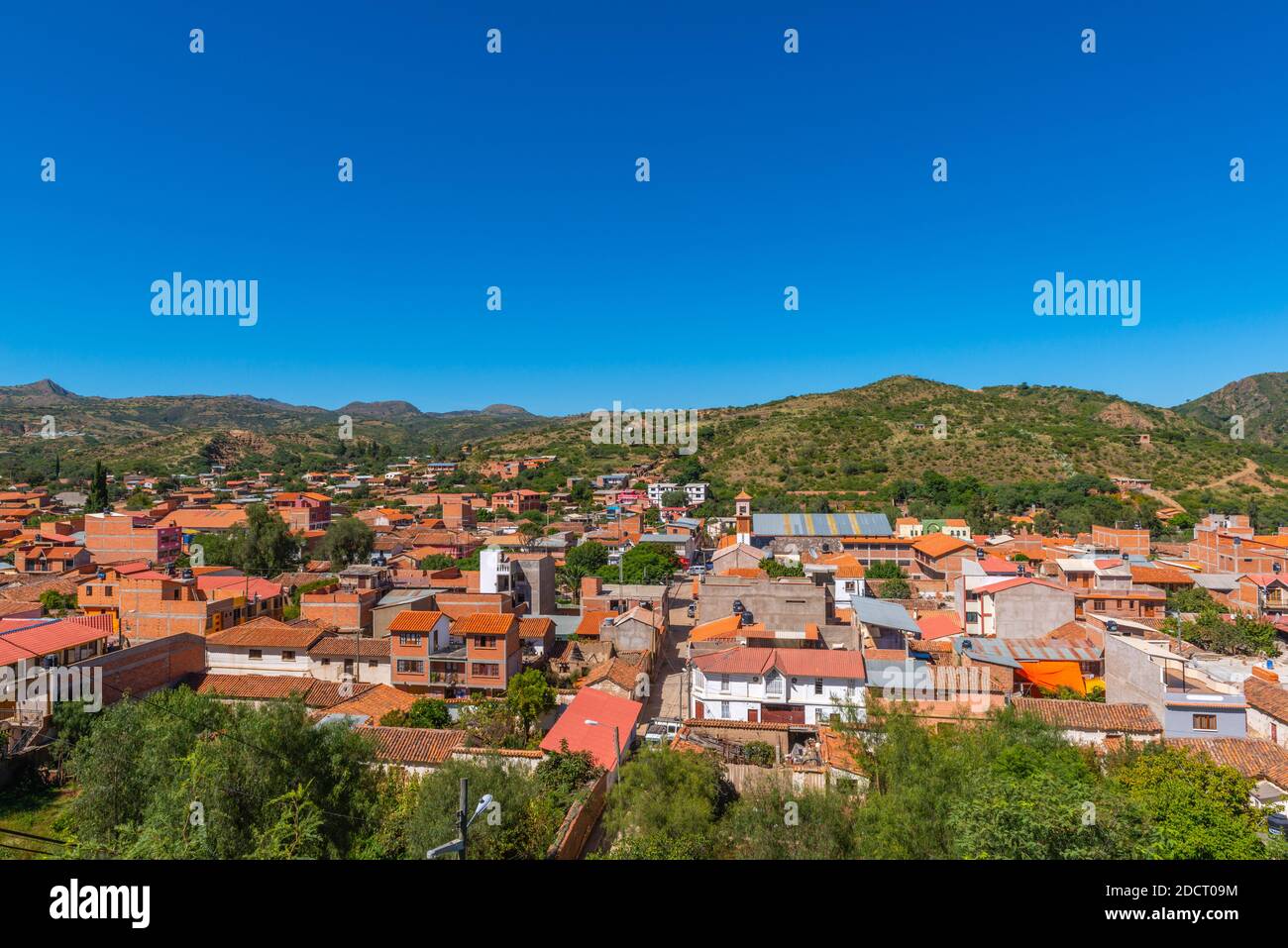 Village de Yotala près de sucre, Cordillera Central, Departamento Chuquisaca, Bolivie, Amérique latine Banque D'Images