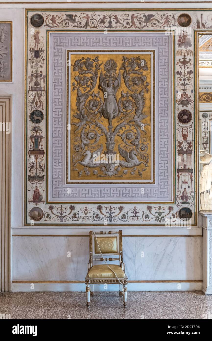 Grotesque au Palais Correr à Venise, Venise, place Saint-Marc, Italie Banque D'Images