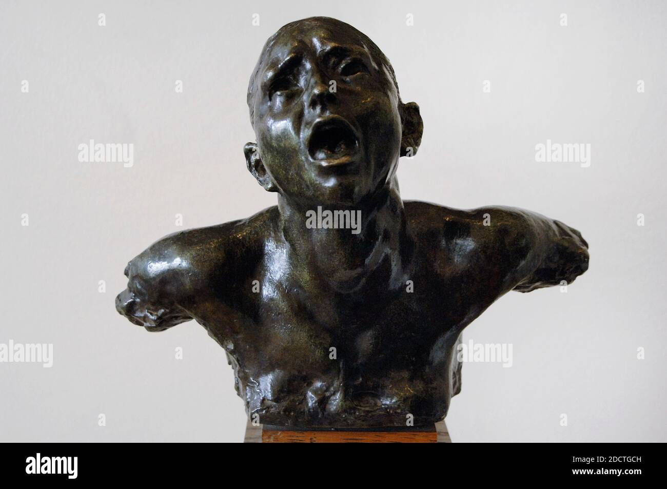 Auguste Rodin (1840-1917). Sculpteur français. Le Cry, vers 1886. Bronze. La fonderie Georges Rudier. Musée Rodin. Paris. France. Banque D'Images
