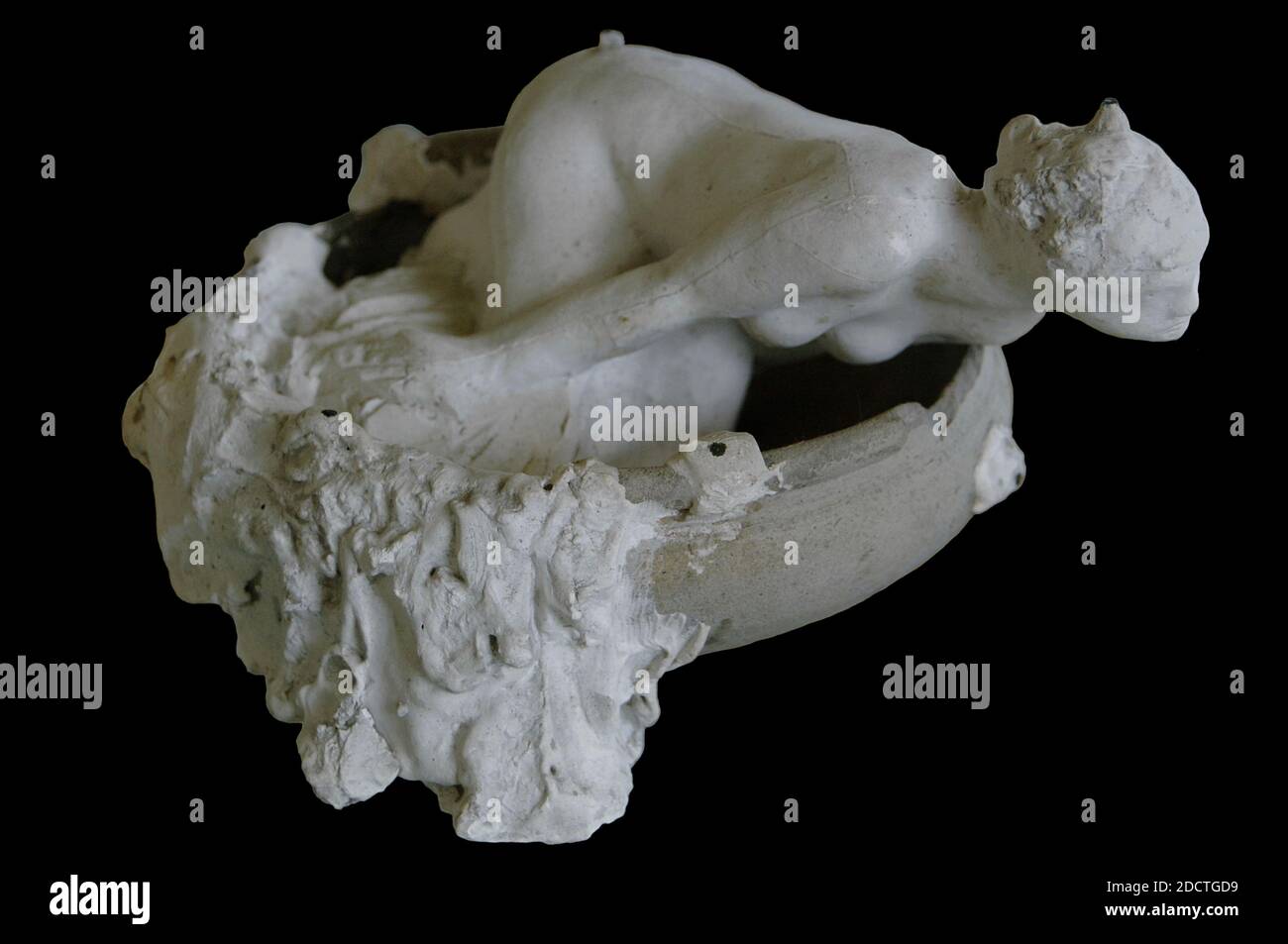 Auguste Rodin (1840-1917). Sculpteur français. La petite fée d'eau. Modèle de marbre S. 1106 exécuté en 1903. Plâtre et céramique. Musée Rodin. Paris. France. Banque D'Images