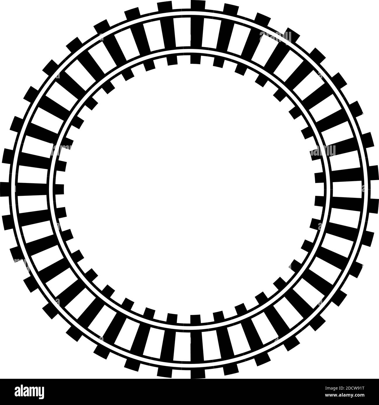 Chemin de fer, chemin de fer, contour du chemin de fer, vecteur de silhouette. Tramway, métro, chemin de métro – illustrations, graphiques clip art Illustration de Vecteur