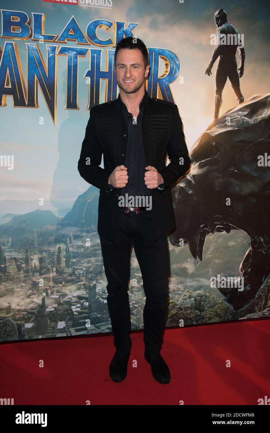 Christian Millette participe au screening spécial de Paris 'Black Panther' au Grand Rex à Paris, en France, le 7 février 2018. Photo d'Alban Wyters/ABACAPRESS.COM Banque D'Images