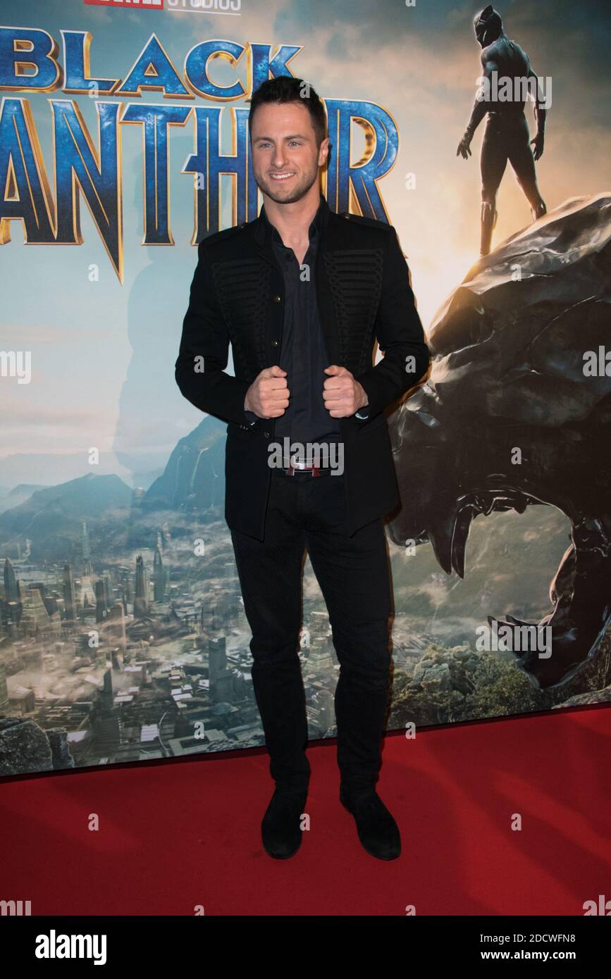 Christian Millette participe au screening spécial de Paris 'Black Panther' au Grand Rex à Paris, en France, le 7 février 2018. Photo d'Alban Wyters/ABACAPRESS.COM Banque D'Images