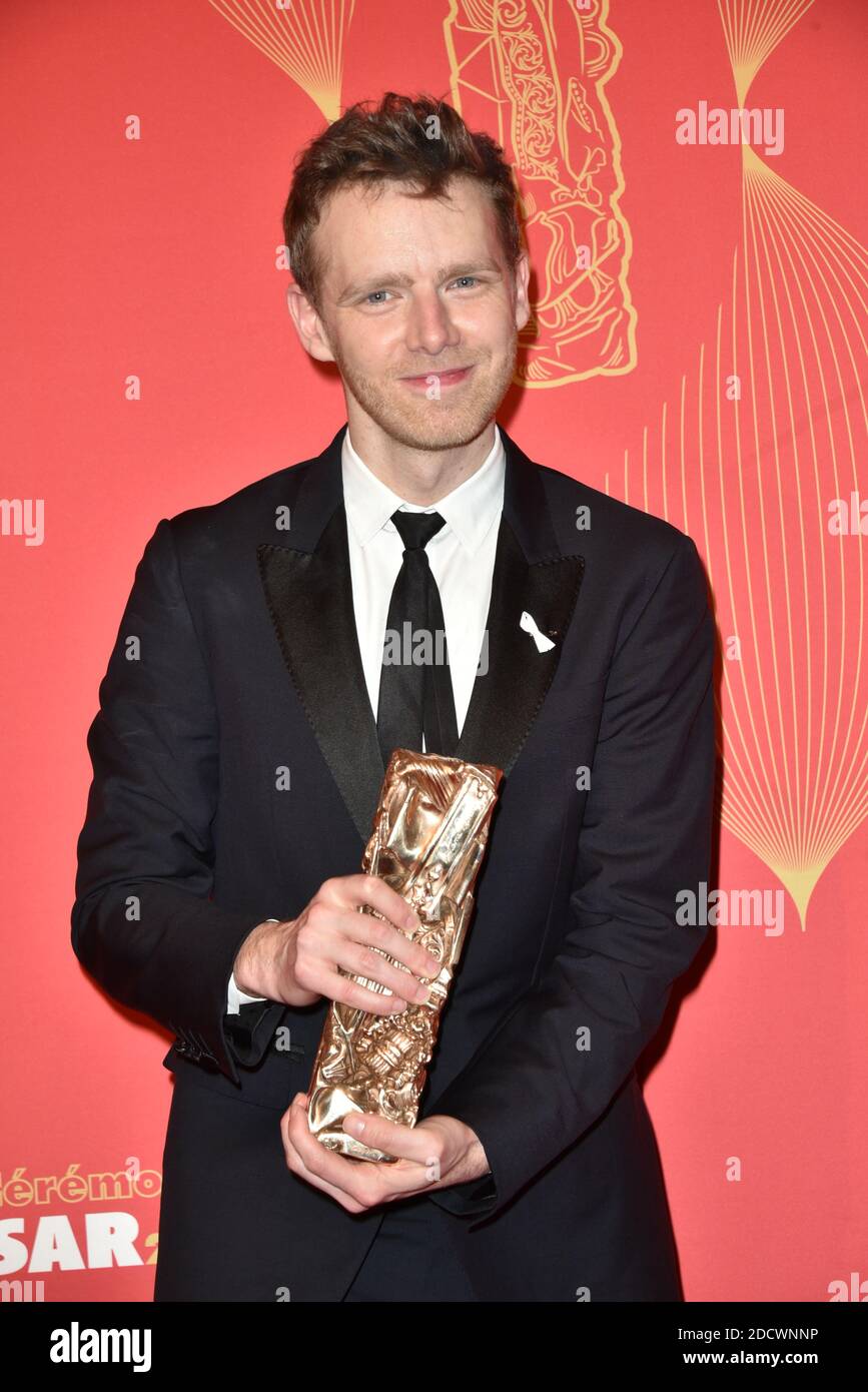Antoine Reinartz lors de la 43e cérémonie annuelle des césarars du film, qui s'est tenue à la salle Pleyel à Paris, France, le 2 mars 2018. Photo de Berzane-Marechal-Wyters/ABACAPRESS.COM Banque D'Images