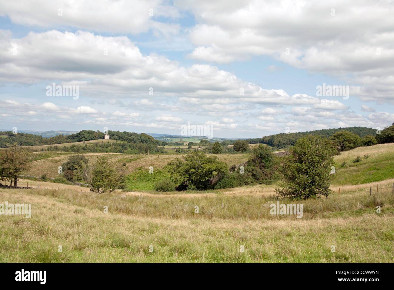 La cage à Lyme Park vue de Moorside Lyme Handley Poynton Cheshire Angleterre Banque D'Images