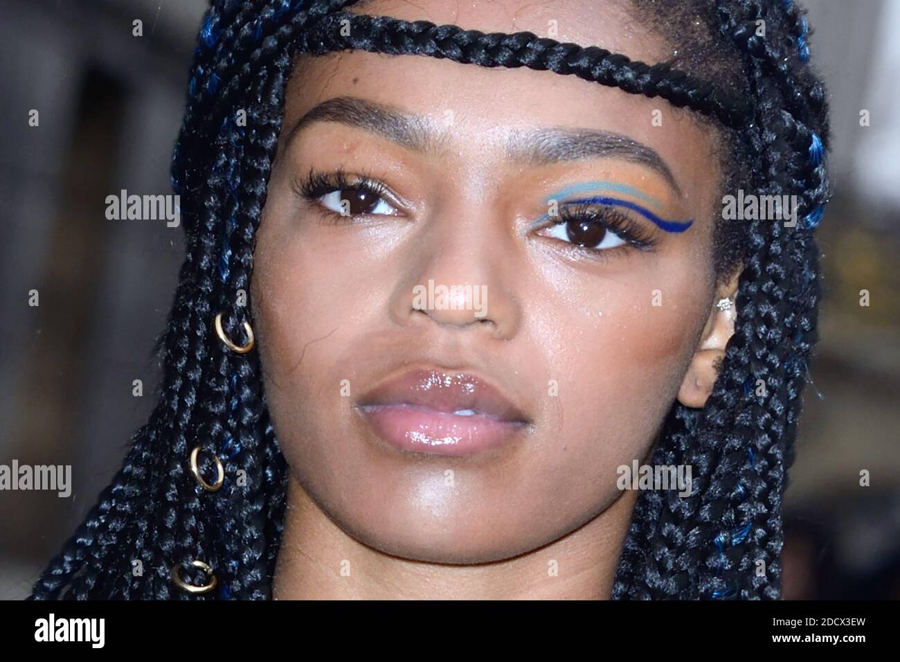 Selah Marley participe au salon Poiret dans le cadre de la semaine de la mode de Paris vêtements pour femmes automne/hiver 2018/2019 à Paris, France, le 04 mars 2018. Photo d'Aurore Marechal/ABACAPRESS.COM Banque D'Images