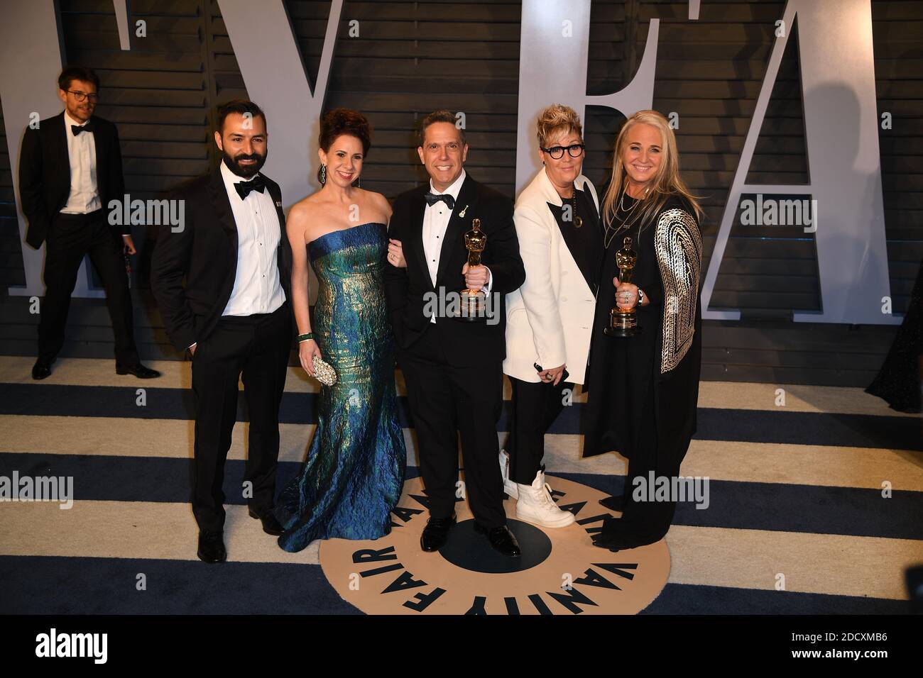 Le réalisateur Lee Unkrich et le producteur Darla K. Anderson à la Vanity Fair Oscar Party 2018 organisée par Radhika Jones au Wallis Annenberg Center for the Performing Arts le 4 mars 2018, Los Angeles, Beverly Hills, CA, États-Unis. Photo par DN Photography/ABACAPRESS.COM Banque D'Images