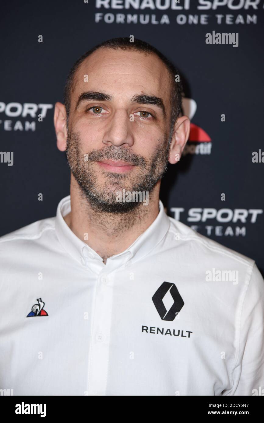Cyril Abiteboul participe a la presentation du Coq sportif a l atelier Renault a Paris France le 22 fevrier 2018. Photo d Alain Apaydin ABACAPRESS.COM Photo Stock Alamy