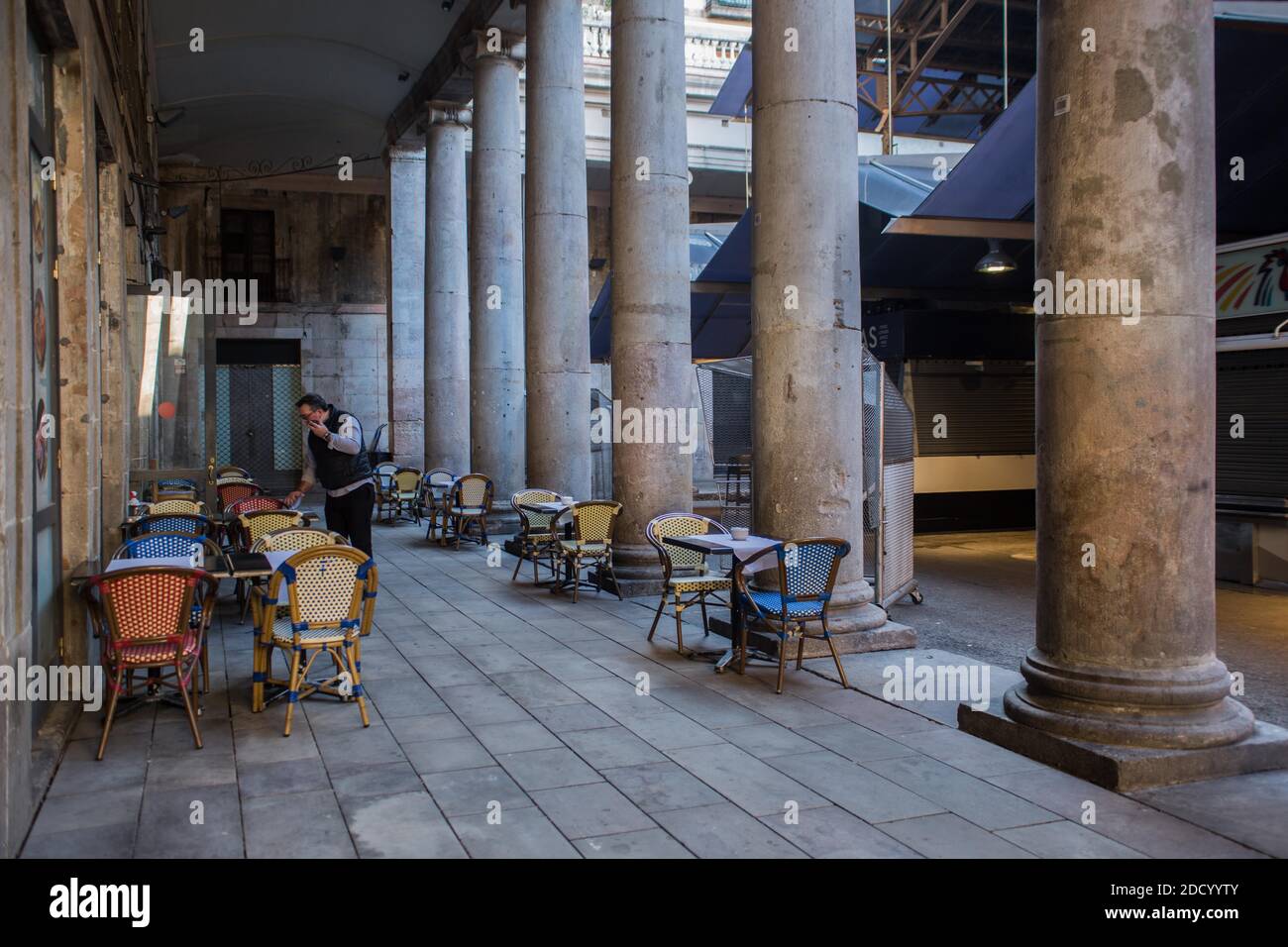 23 novembre 2020 : la Catalogne rouvre le lundi 23 novembre, les bars et restaurants sont fermés après plus d'un mois en raison des mesures de restriction du coronavirus. Credit: Thiago Prudencio/DAX/ZUMA Wire/Alay Live News Banque D'Images