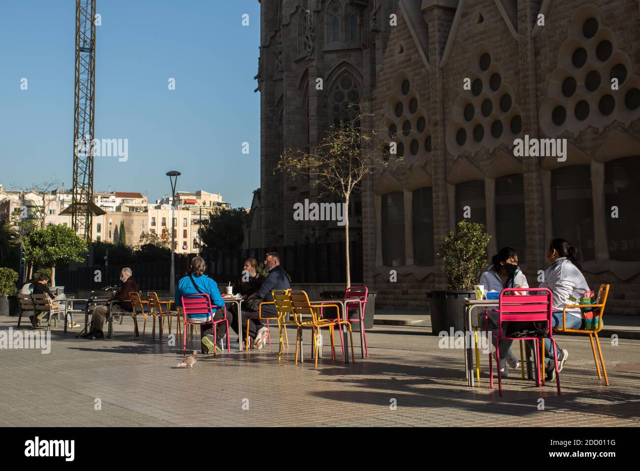 23 novembre 2020 : la Catalogne rouvre le lundi 23 novembre, les bars et restaurants sont fermés après plus d'un mois en raison des mesures de restriction du coronavirus. Credit: Thiago Prudencio/DAX/ZUMA Wire/Alay Live News Banque D'Images