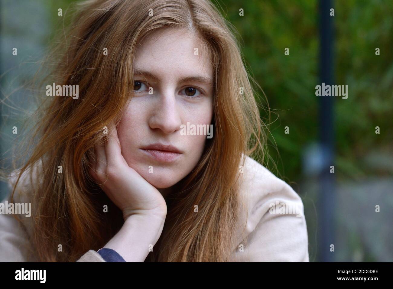 Agathe Bonitzer pose pour une sance photo lors du 8eme Festival 2 Valenciennes a Valenciennes, France le 22 Mars 2018. Photo d'Aurore Marechal/ABACAPRESS.COM Banque D'Images