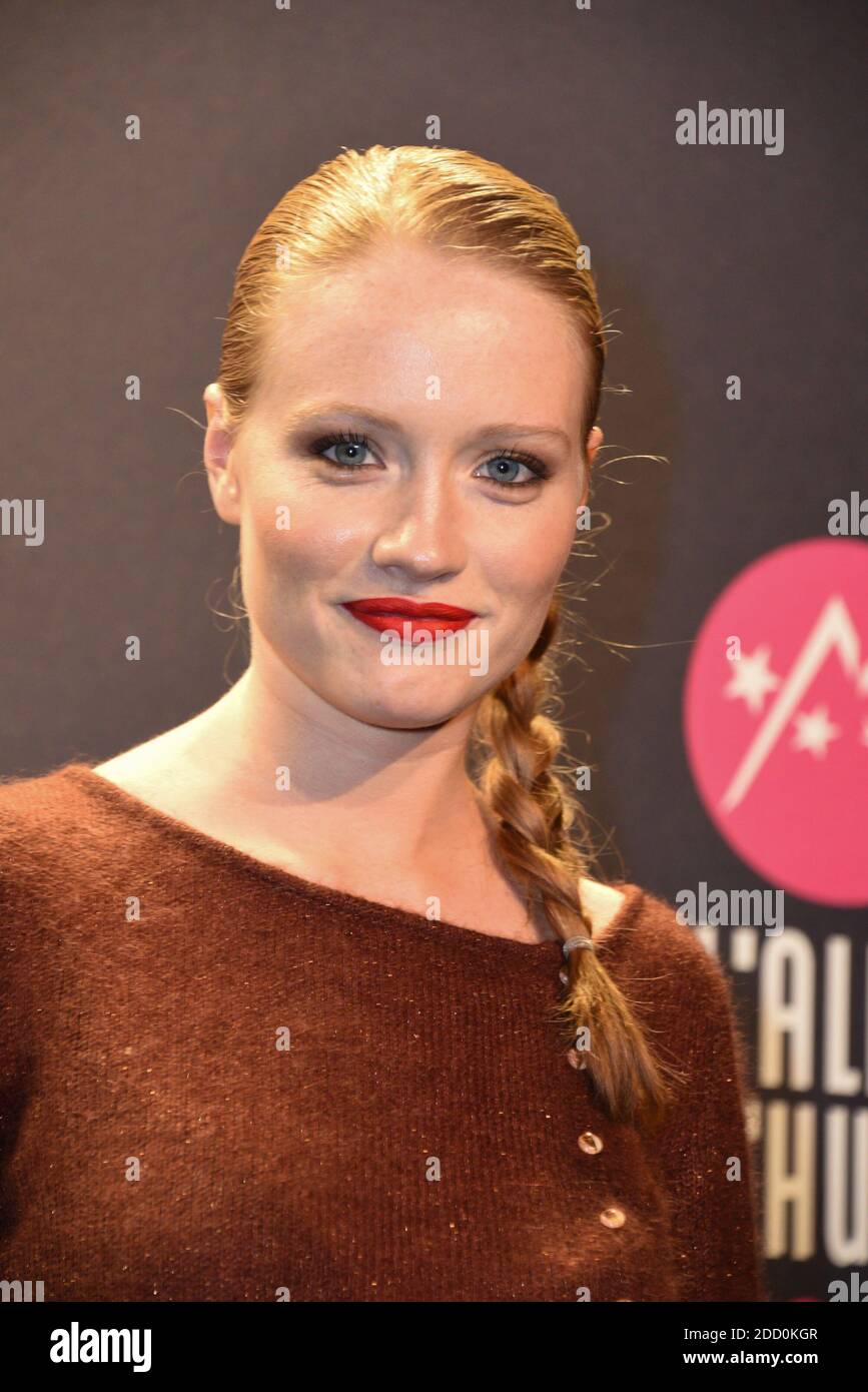 Alyzee Costes lors du 21e Festival du film comique à l'Alpe d'Huez, France, le 20 janvier 2018. Photo de Mireille Ampilhac/ABACAPRESS.COM Banque D'Images