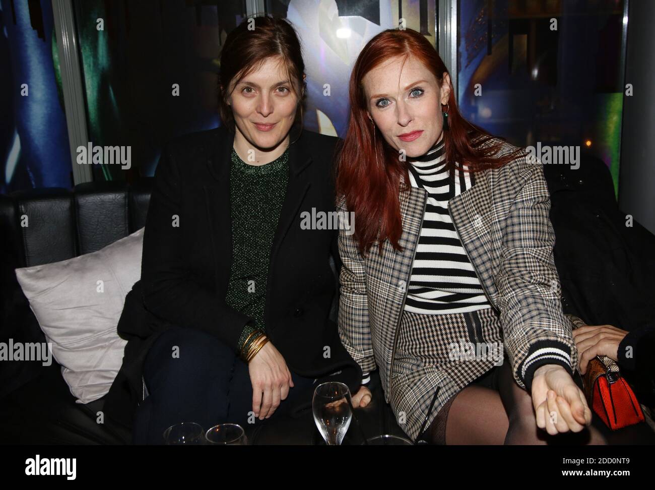 Valérie Donzelli et Audrey Fleurot lors de l'After Party de 'Madame Hyde', au W Hotel a Paris, France le 27 Mars 2018. Photo de Jerome Domine/ABACAPRESS.COM Banque D'Images