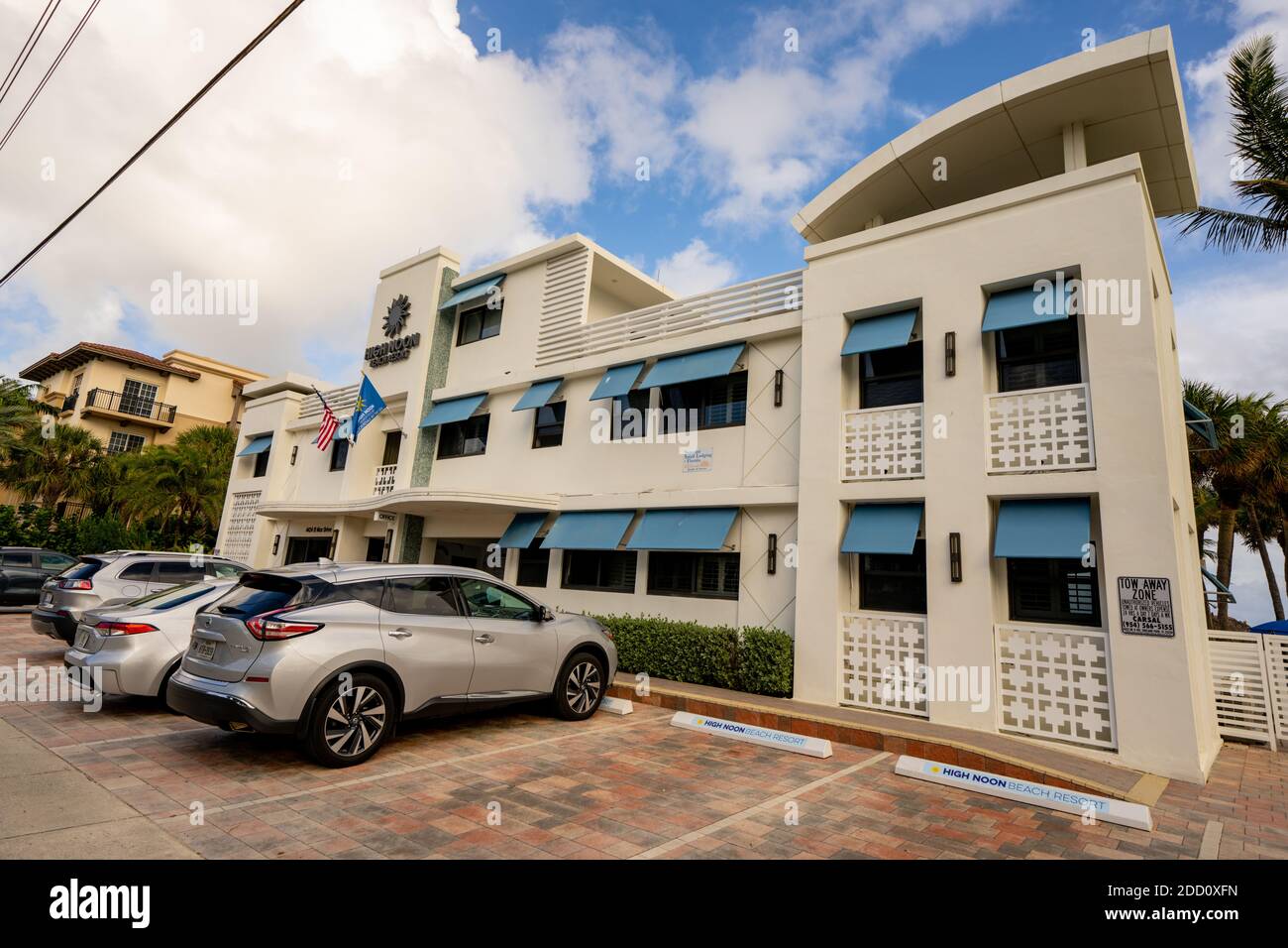 FORT LAUDERDALE, Floride, États-Unis - 22 NOVEMBRE 2020 : photo du High Noon Beach Resort Lauderdaly by the Sea Banque D'Images