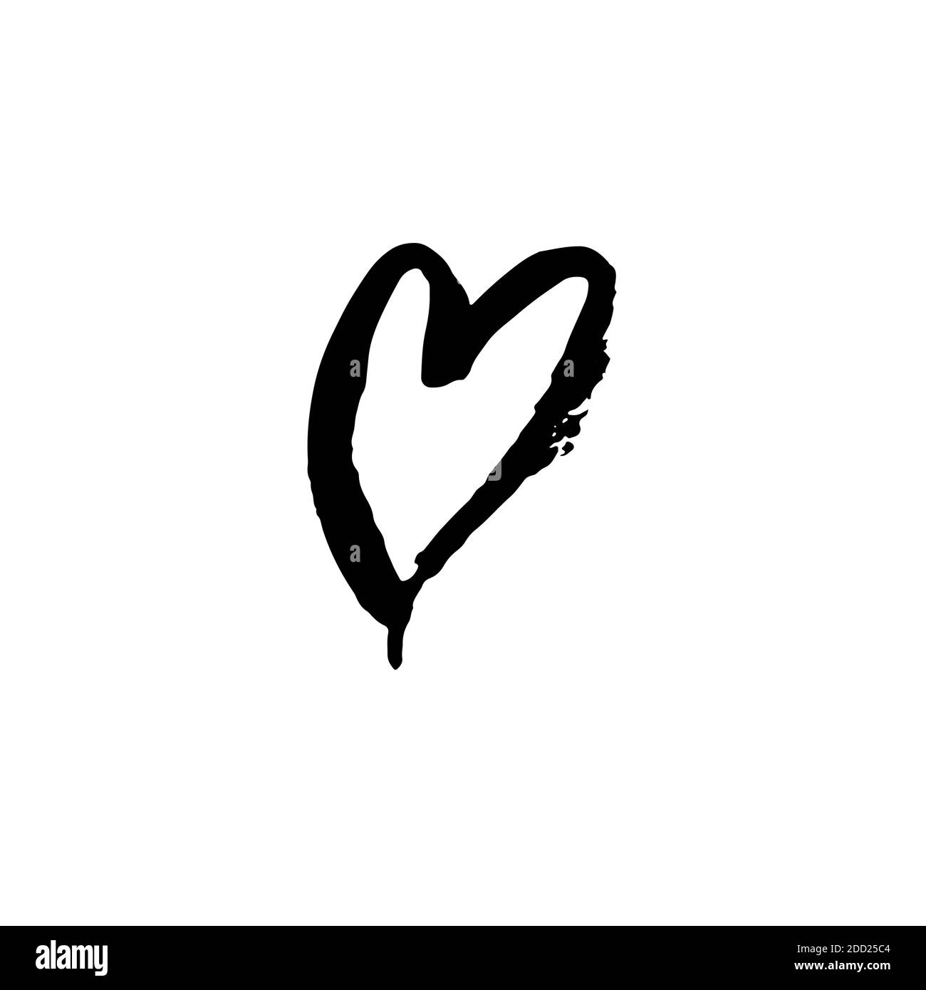 Grunge cœur. Valentine day imprimer. Vector illustration. Illustration de Vecteur Grunge cœur. Valentine day imprimer. Vector illustration. Illustration de Vecteur