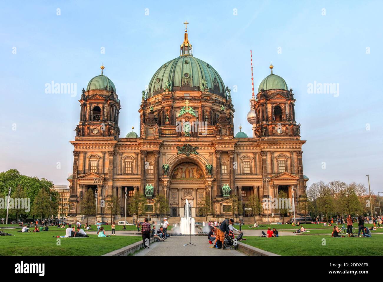 Cathédrale de Berlin (ou Berliner Dom, ou Eglise évangélique de la paroisse et de la collégiale), Berlin, Allemagne. Banque D'Images