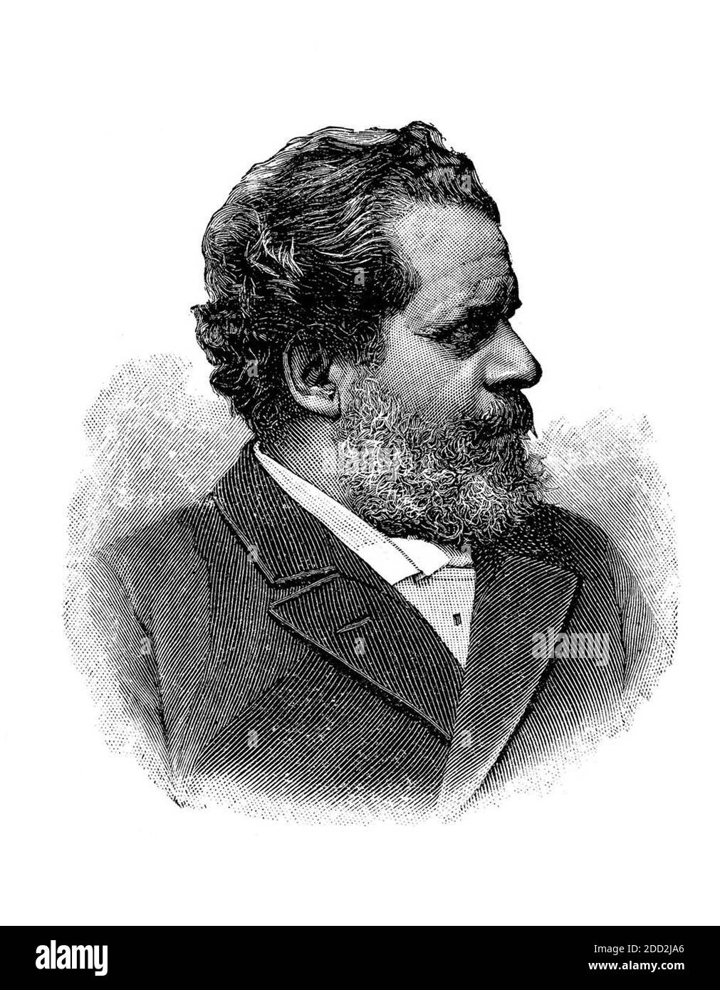 1888 CA., ITALIE : le célèbre poète italien Giosué CARDUCCI ( 1835 - 1907 ). PRIX NOBEL de LITTÉRATURE en 1906 . Graveur inconnu .- Giogue - POETA - POÉSIE - POÉSIE - LETTERATURA - Premio Nobel - letterato - FOTO STORICHE - HISTOIRE - ILLUSTRATION - ILLUSTRAZIONE - gravure - incisione --- Archivio GBB Banque D'Images