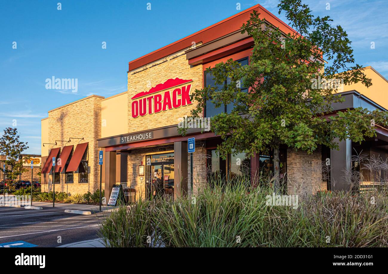 Outback Steakhouse à Snellville (Metro Atlanta), Géorgie. (ÉTATS-UNIS) Banque D'Images