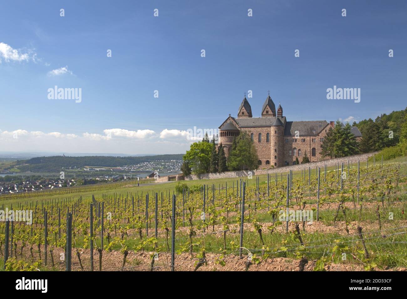 Géographie / Voyage, Allemagne, Hesse, Ruedesheim sur le Rhin, Abbaye de Beneddiktine St. Hildegard à Ruedes, Additional-Rights-Clearance-Info-not-available Banque D'Images