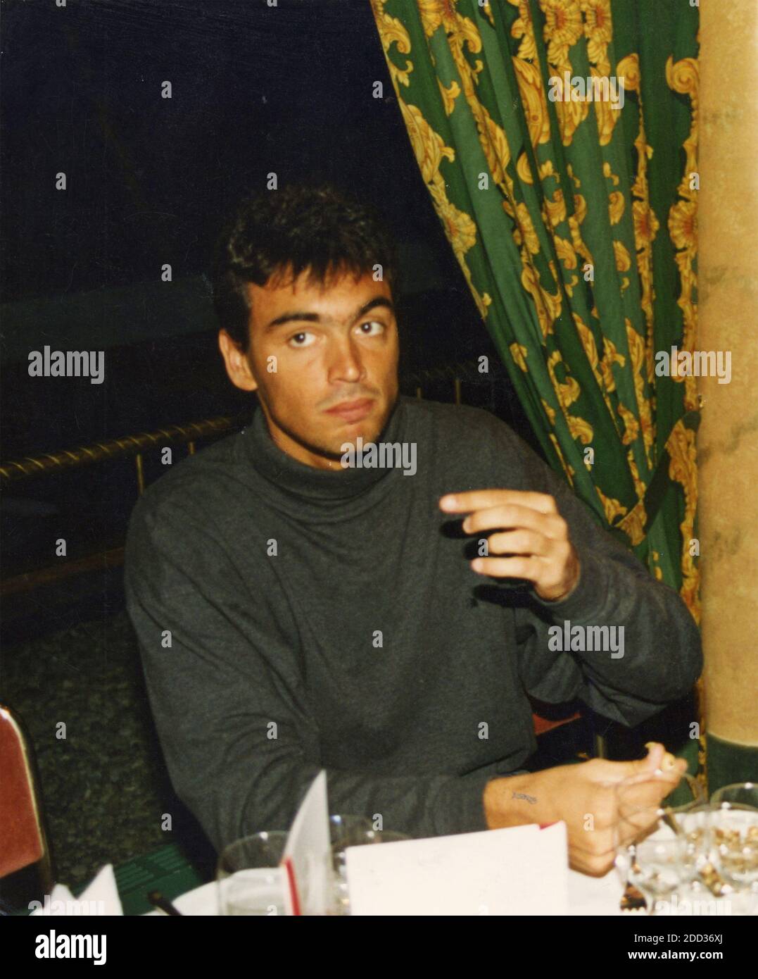 Joueur de tennis espagnol Sergi Bruguera, années 1990 Photo Stock - Alamy