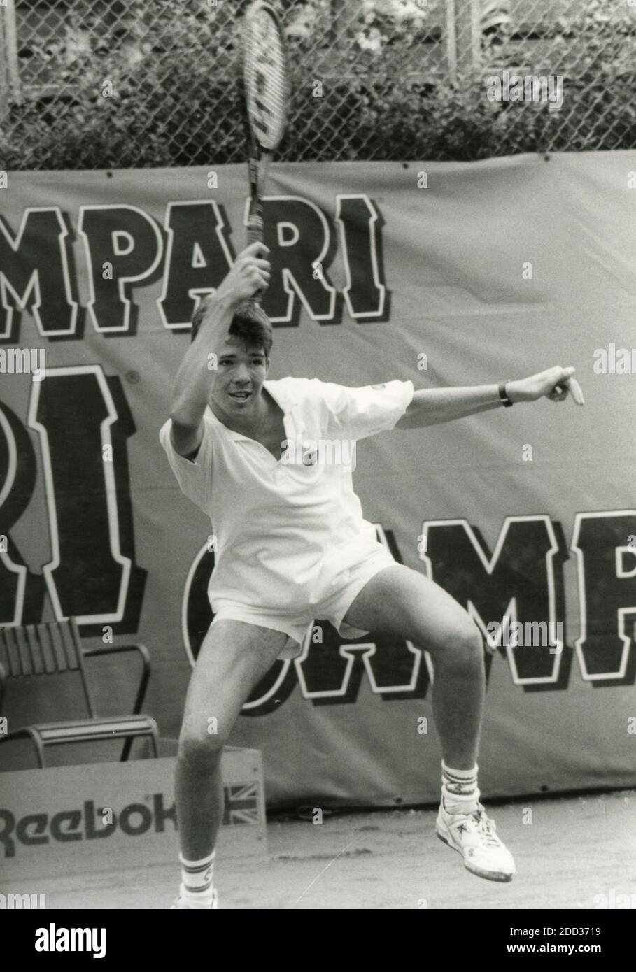 Joueur de tennis de Jugolavie Bosch, 1988 Banque D'Images