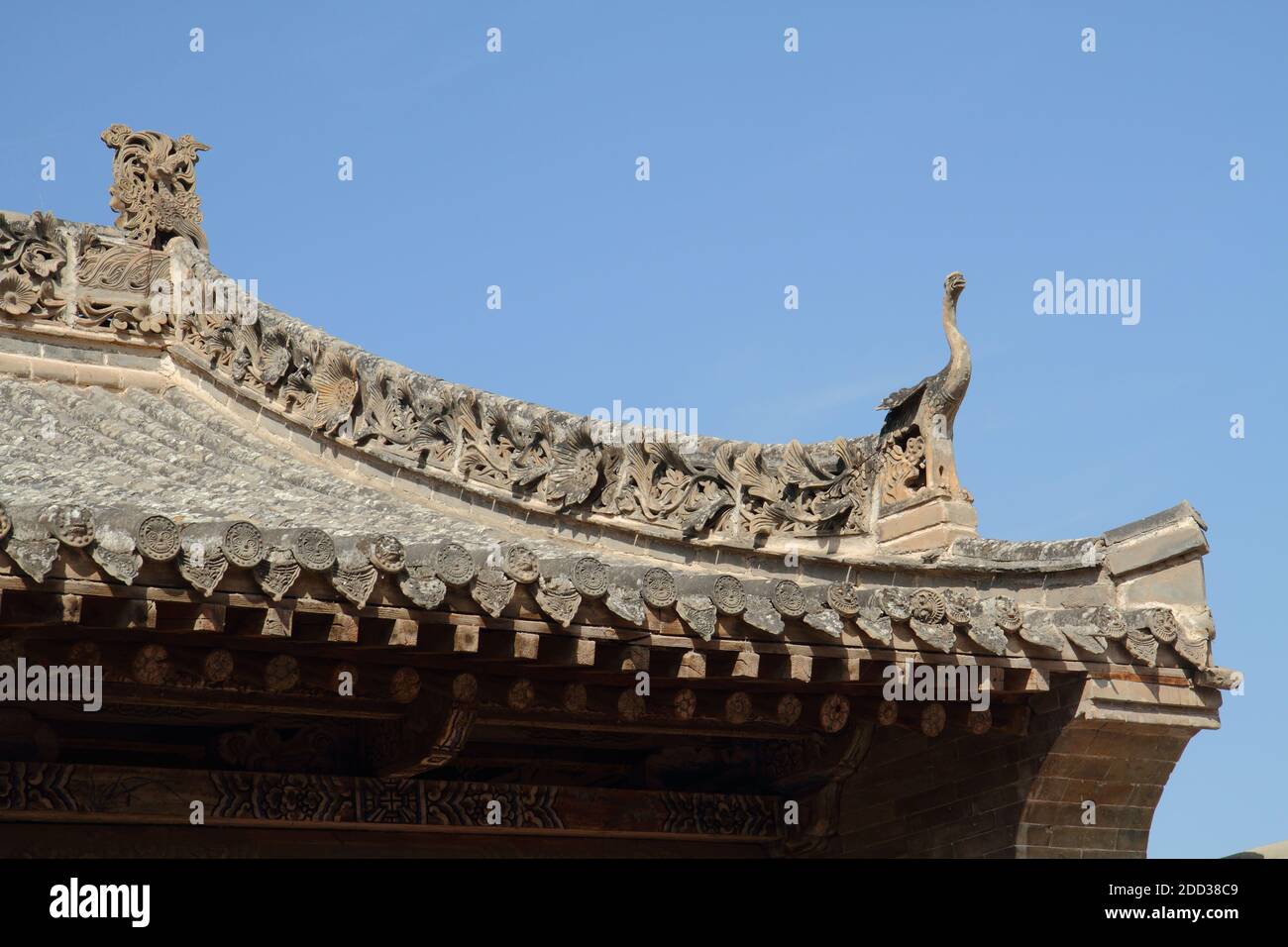 Comté de Longxi, province de gansu, palais du dragon des lees (temple ancestral de lee) Banque D'Images