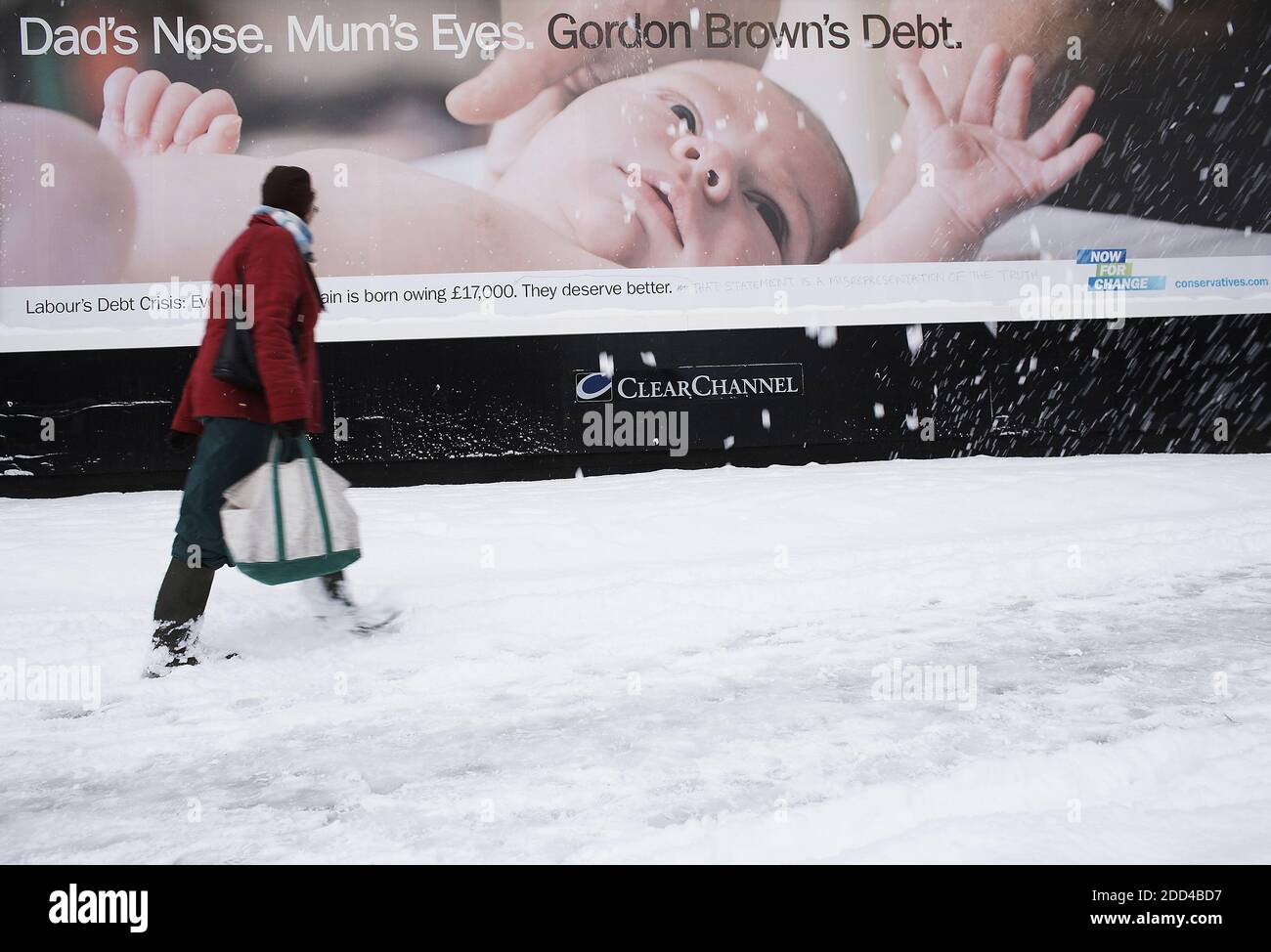 GRANDE-BRETAGNE /Angleterre /Londres / campagne de publicité conservatrice à Londres . Banque D'Images