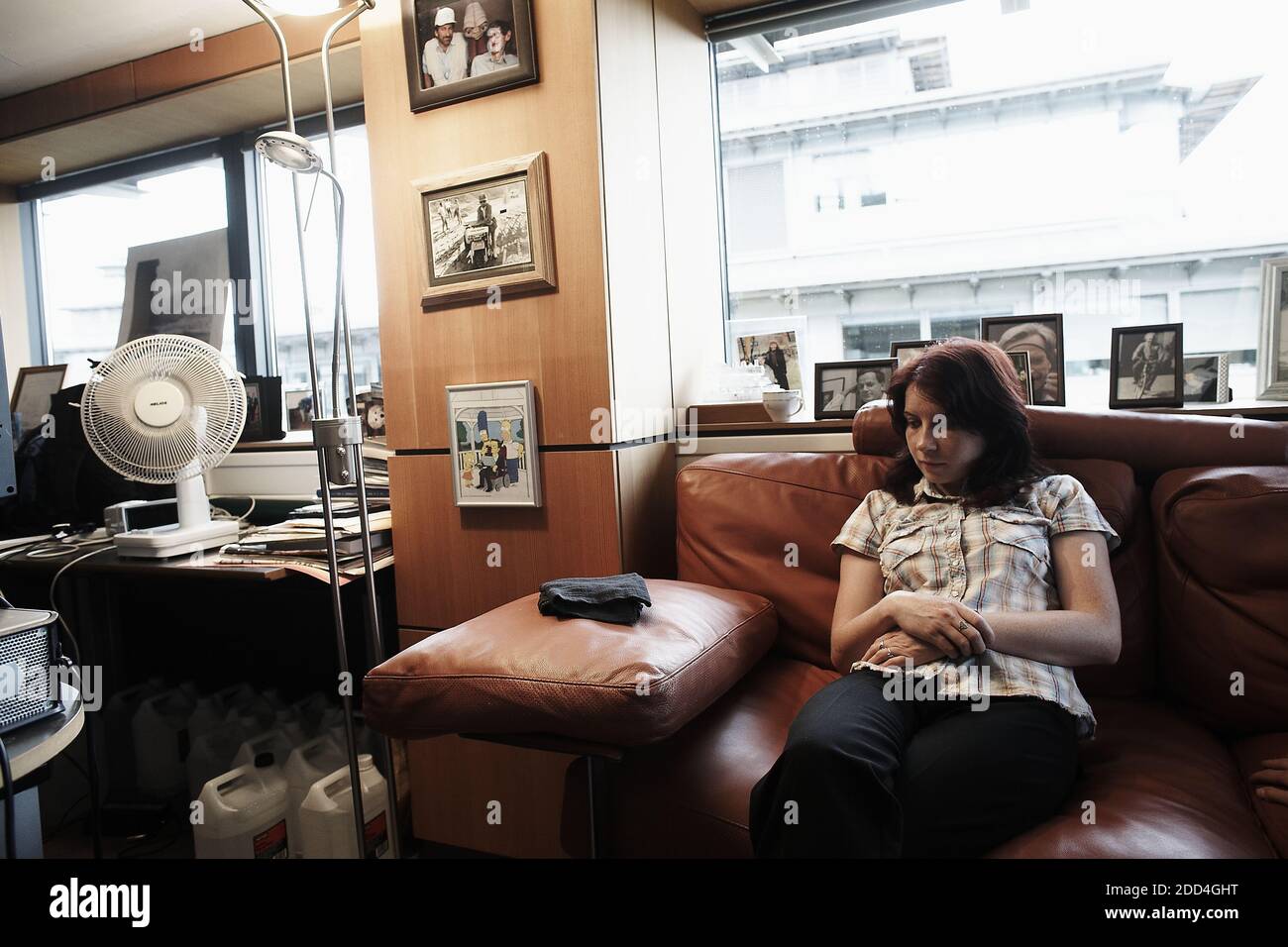 L’infirmière de Stephen Hawking qui fournit des soins et du soutien à Cambridge, en Grande-Bretagne. Banque D'Images