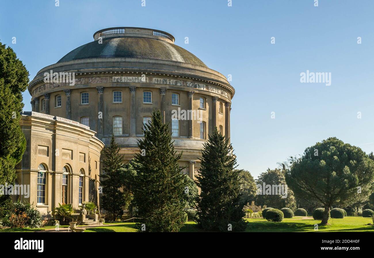 The Rotunda, Ickworth House Suffolk, Royaume-Uni Banque D'Images