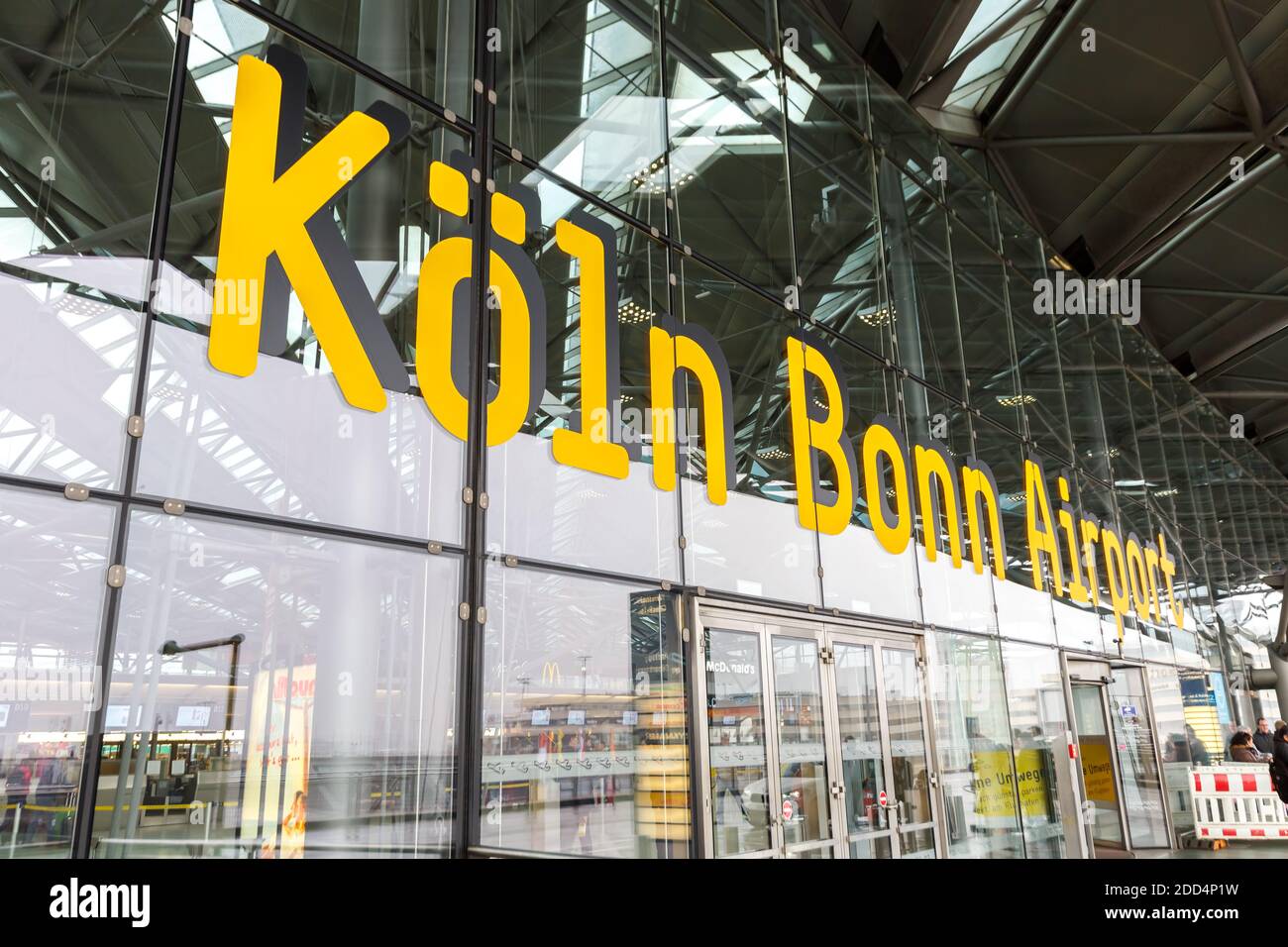 Cologne, Allemagne - 2 novembre 2019 : logo de l'aéroport Cologne Köln Bonn CGN en Allemagne. Banque D'Images