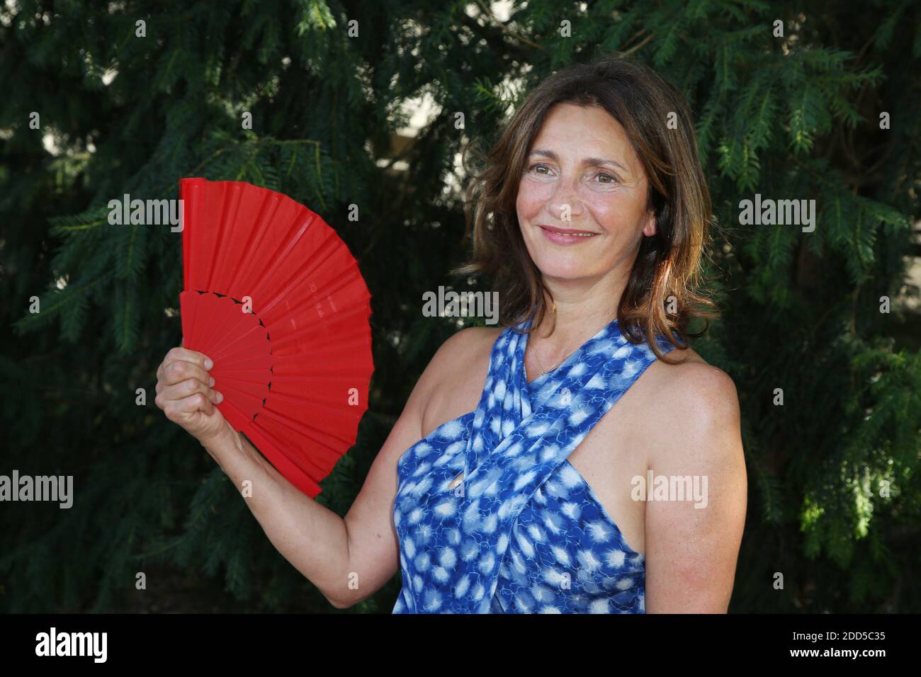 Valérie Karsenti vue au photocall le Poulain dans le cadre du 11e Festival du film d'Angoulême à Angoulême, France, le 22 août 2018. Photo de Jerome Domine/ABACAPRESS.COM Banque D'Images Valérie Karsenti vue au photocall le Poulain dans le cadre du 11e Festival du film d'Angoulême à Angoulême, France, le 22 août 2018. Photo de Jerome Domine/ABACAPRESS.COM Banque D'Images