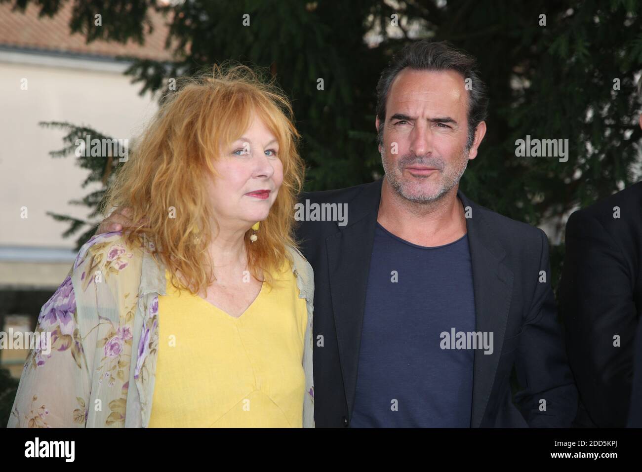 Yolande Moreau, Jean Dujardin vu à I Feel Good Photocall dans le cadre du 11e Festival du film d'Angoulême à Angoulême, France, le 23 août 2018. Photo de Jerome Domine/ABACAPRESS.COM Banque D'Images
