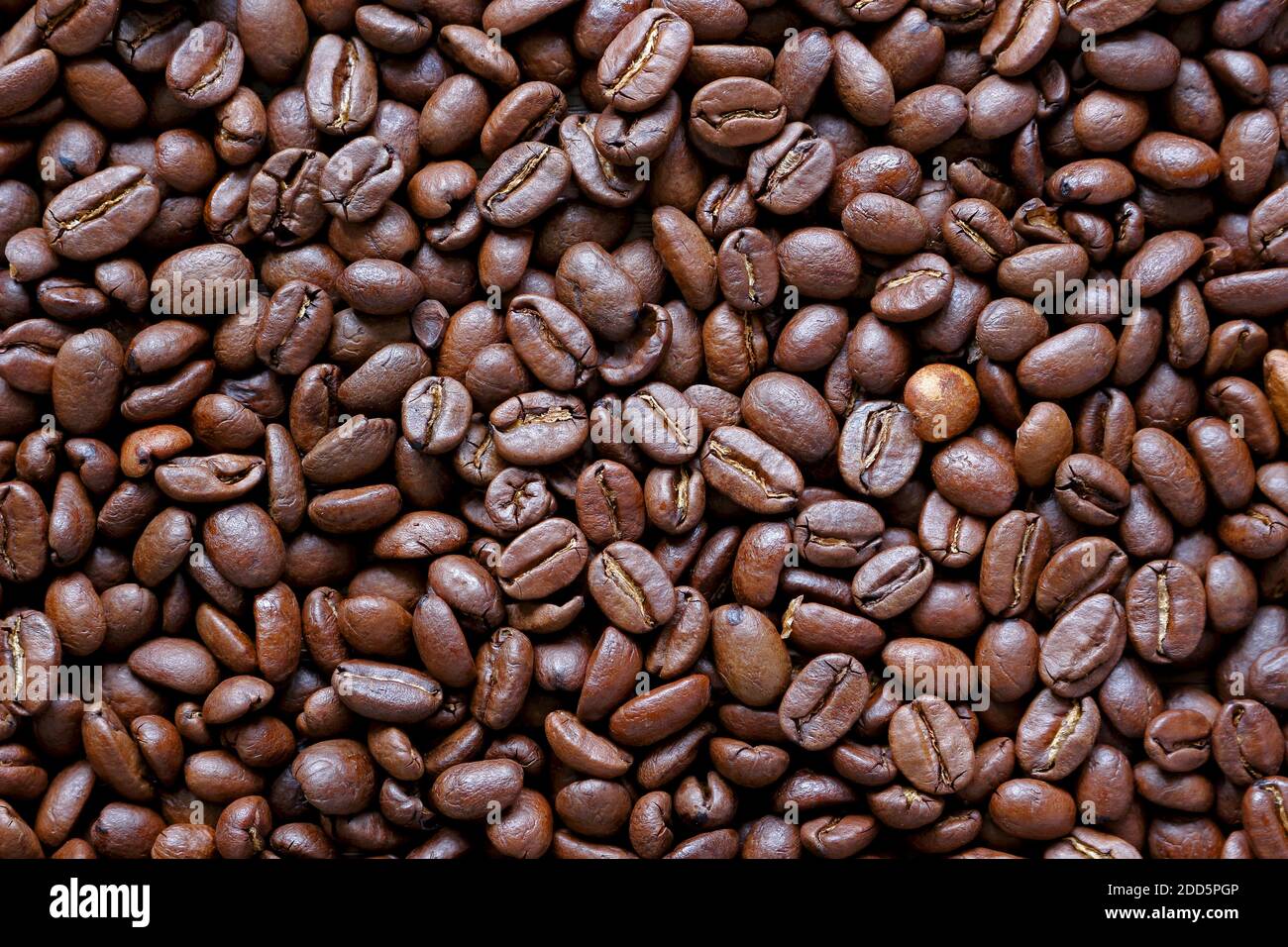 Les grains de café torréfiés background Banque D'Images